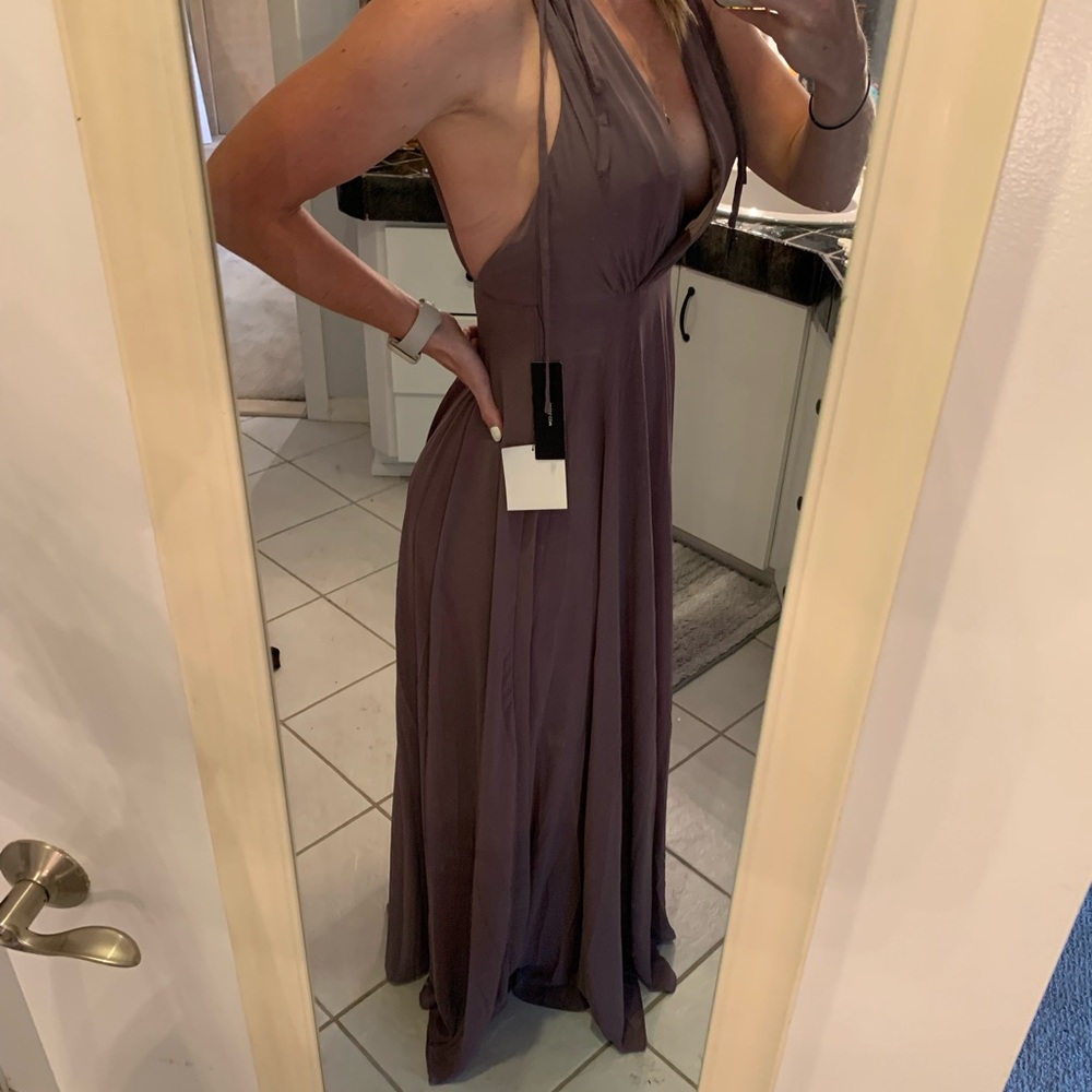 Lulu’s long dress- soft purple color